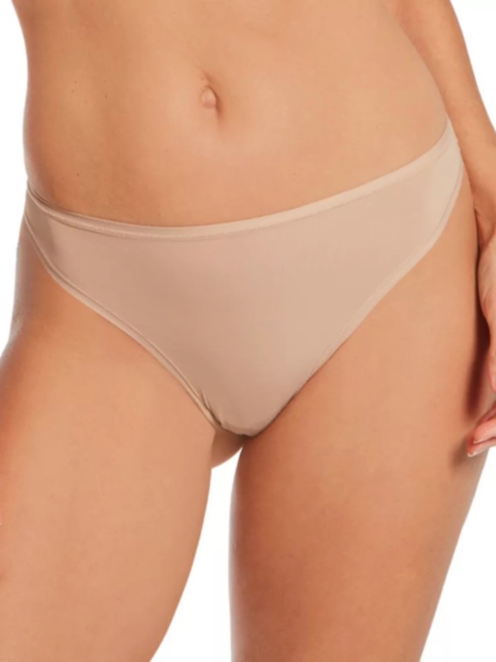 Warners So Stretchy So Good Thong Panty – Toasted Almond | Size L